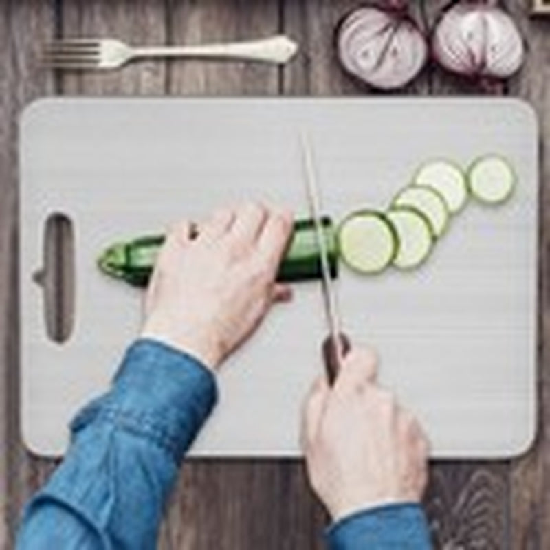 Stainless Steel Cutting Board Double-Sided Titanium Chopping Board for Kitchen