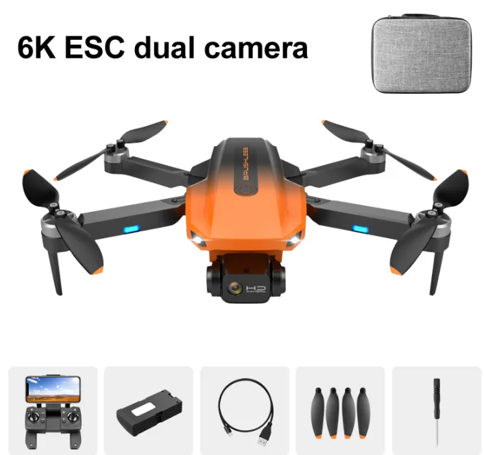 Perssia SkyMaster™ RG101 — 6K Dual‑Camera GPS Brushless Drone - PERSSIA