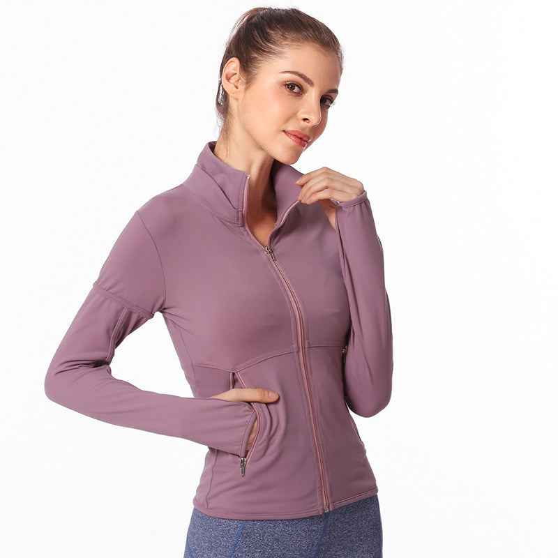 Flexéra Sculpt Zip Jacket — Women’s Slim‑Fit Performance Yoga Jacket