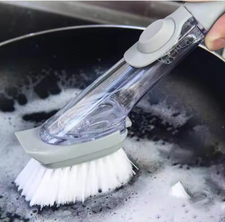 Perssia CleanPress™ 2‑in‑1 Cleaning Brush with Soap Dispenser - PERSSIA