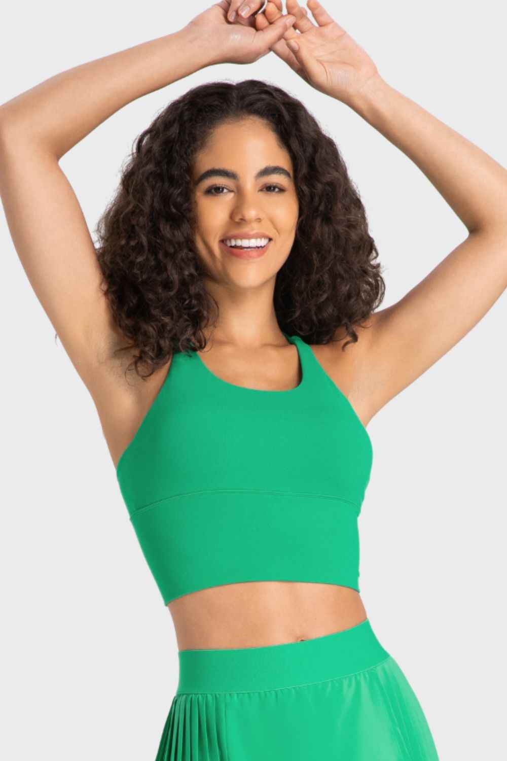 Millennia Crisscross Back Ladder Detail Sports Bra- TreUS