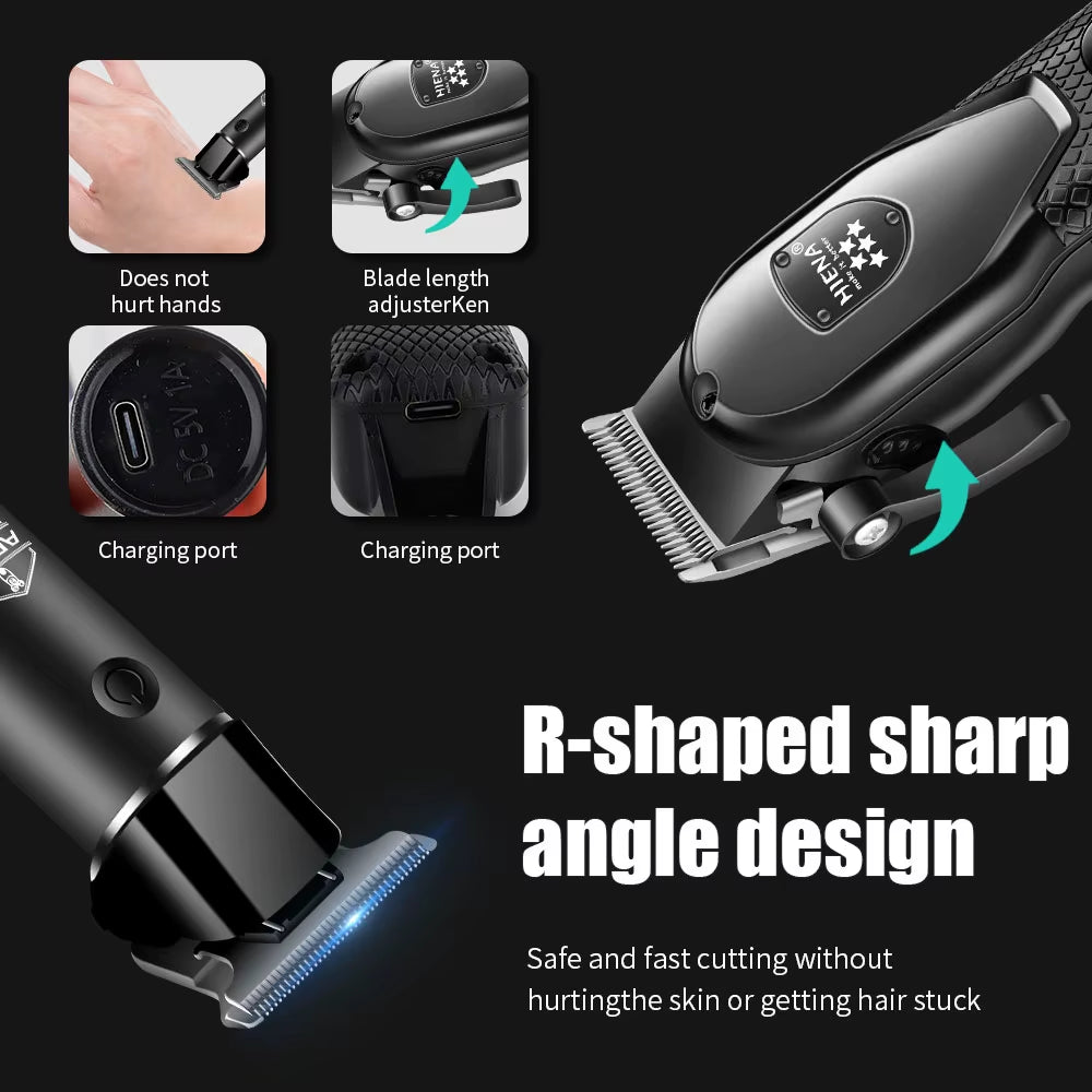 Hair Clipper Kit for Men Electric Shaver Hair Trimmer Professional Cutting Machine Hair Trimmer with LCD Digital Display