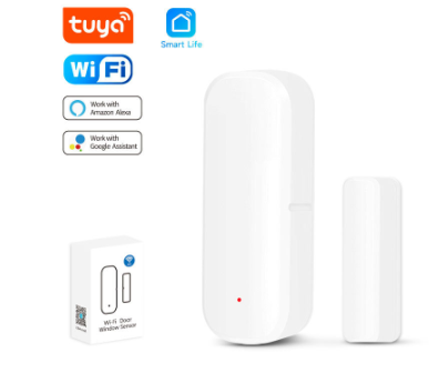 Tuya WiFi Door Sensor with Alexa and PIR Alarm - PERSSIA