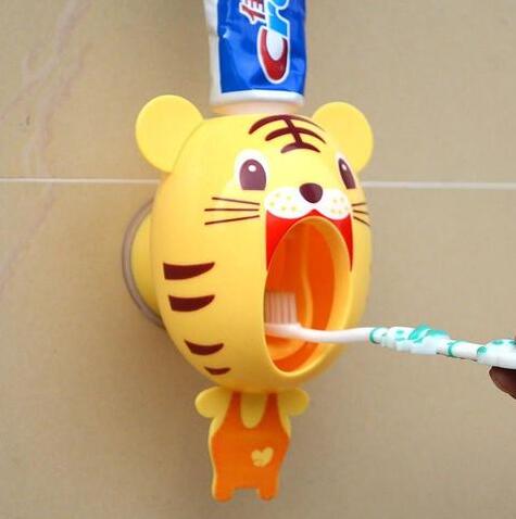 Perssia SmileBuddy™ — Toothpaste Dispenser & Cartoon Toothbrush Holder - PERSSIA