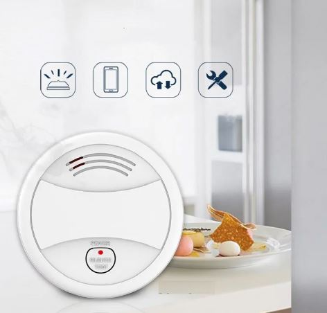 Perssia SafeSense⢠Smart WiFi Smoke Detector (White) - PERSSIA