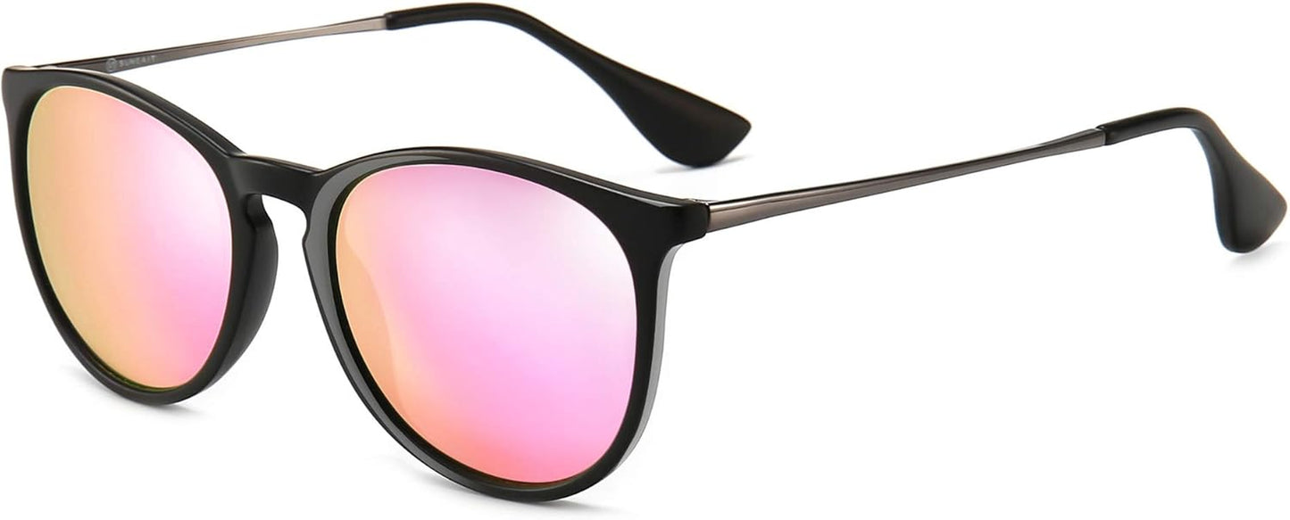 Premium Vintage round Sunglasses for Women Men Classic Retro Trendy Style