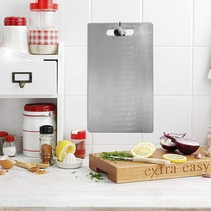 Stainless Steel Cutting Board Double-Sided Titanium Chopping Board for Kitchen