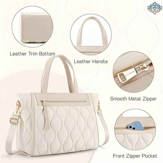 Missnine Puffy Quilted Tote