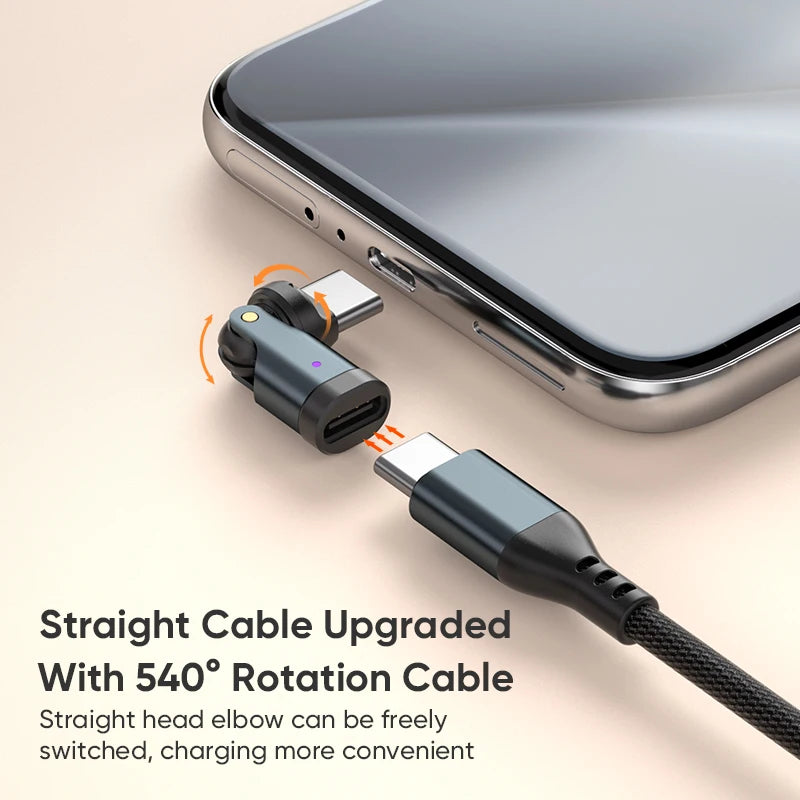 240W USB C Adapter USBC to Type C OTG Fast Charge Cable Adapter Type C Male to Female Converter for Iphone16 Macbook Laptop