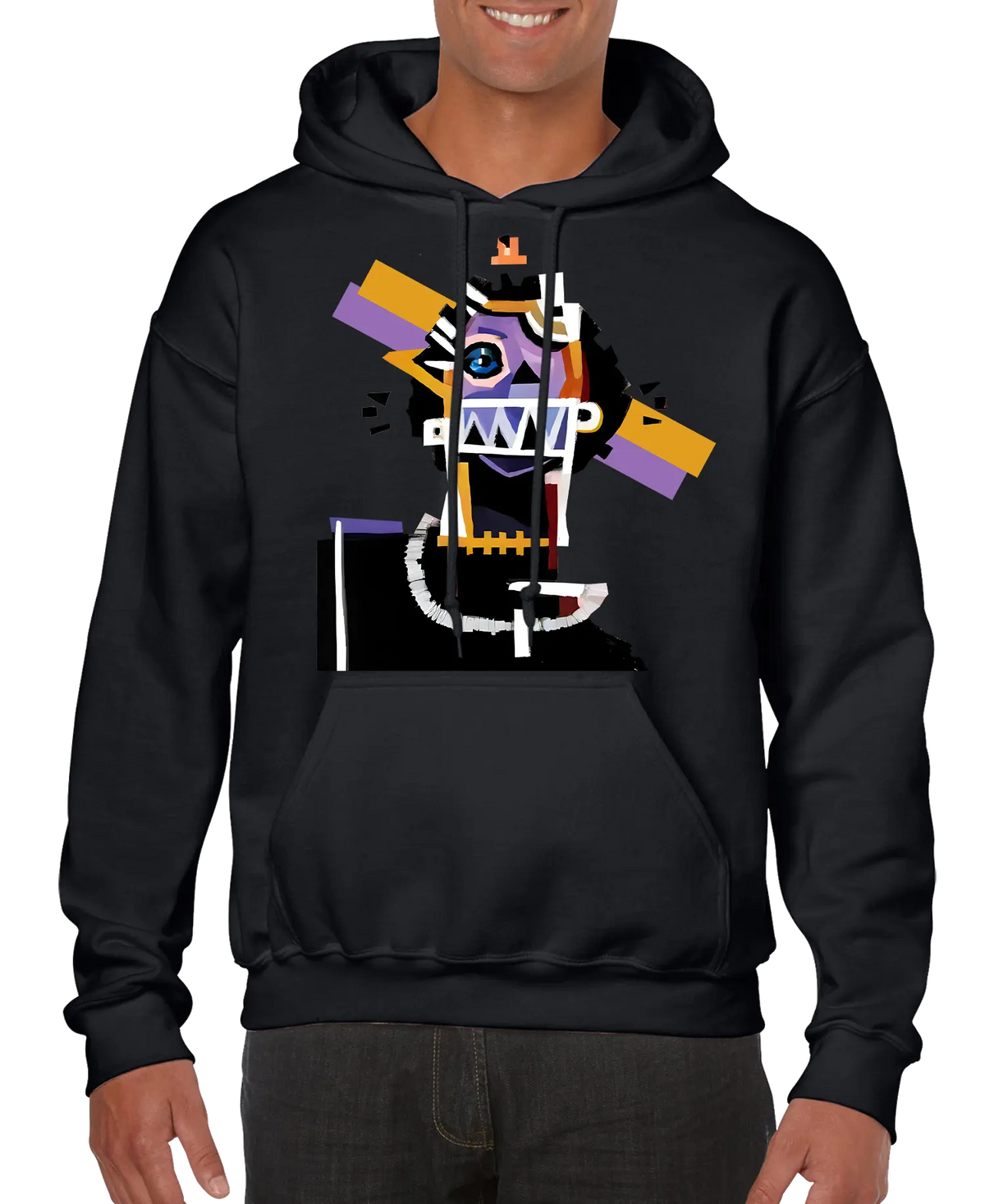 Neocubism Artwork Men Hoodie-US2D