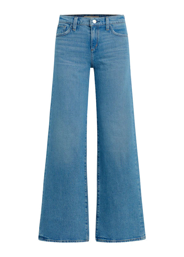 Perssia LouLuxe Low‑Rise Jeans Wide‑Leg — Long‑Line 2000s‑Inspired Denim (Blue)