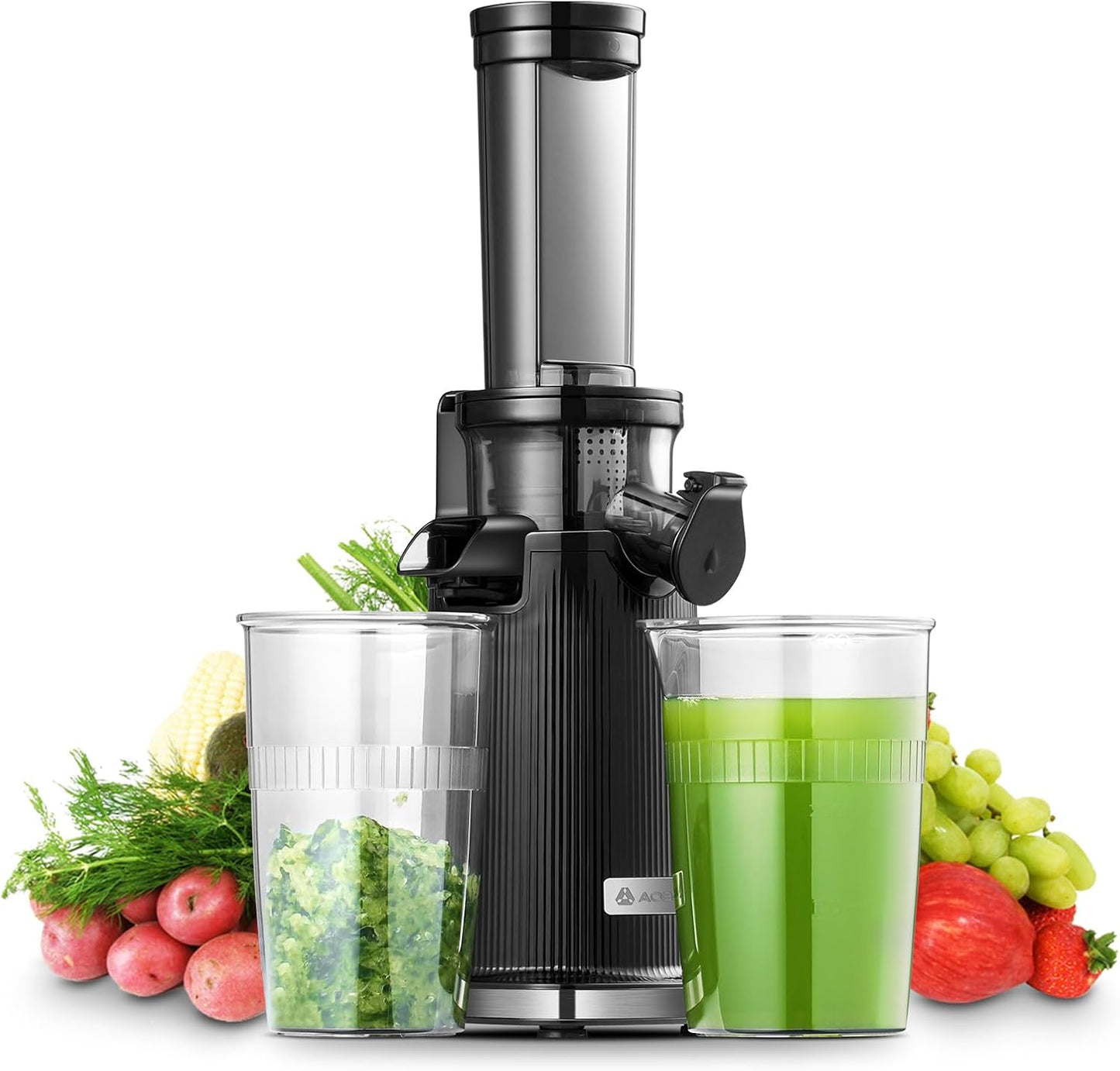 Perssia MiniPress Compact Slow Juicer (Black) — High‑Yield Cold Press Juicer