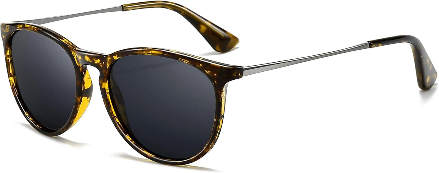 Premium Vintage round Sunglasses for Women Men Classic Retro Trendy Style