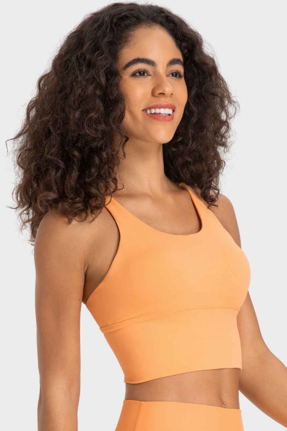 Millennia Crisscross Back Ladder Detail Sports Bra- TreUS