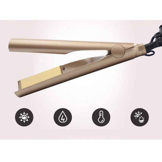 Perssia SilkGlide Styler — 2‑in‑1 Straightener & Curler for Smooth, Silky Hair