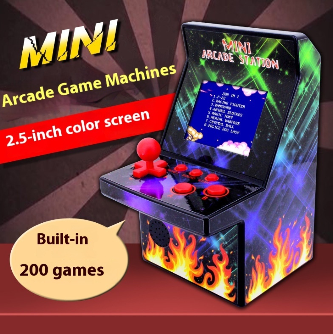 Perssia RetroMini Handheld Arcade Console — Kids’ Pocket Gaming Fun