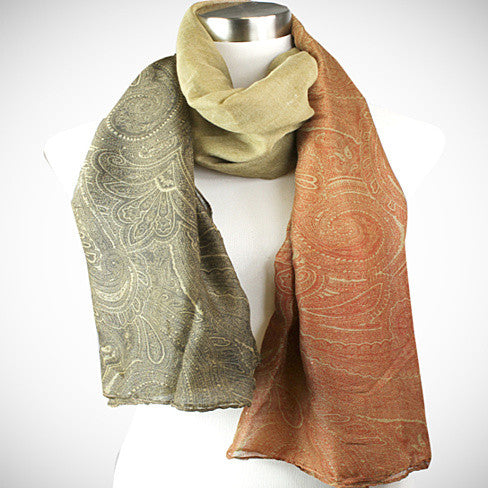 Pretty‑in‑Persia™ Paisley Scarf — Silky Soft Viscose Blend - PERSSIA