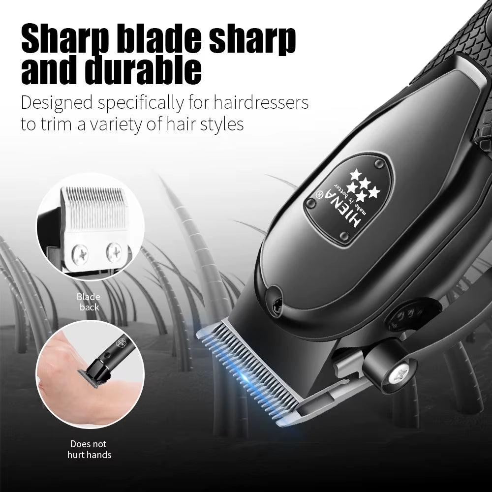 Hair Clipper Kit for Men Electric Shaver Hair Trimmer Professional Cutting Machine Hair Trimmer with LCD Digital Display