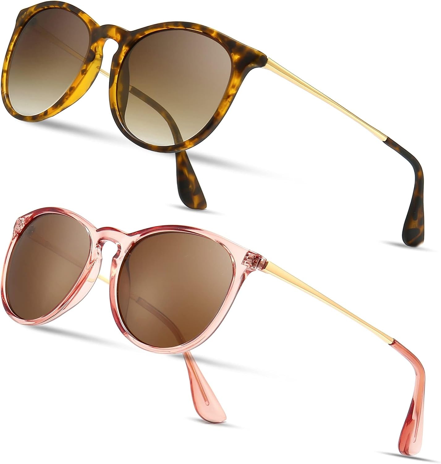 Premium Vintage round Sunglasses for Women Men Classic Retro Trendy Style