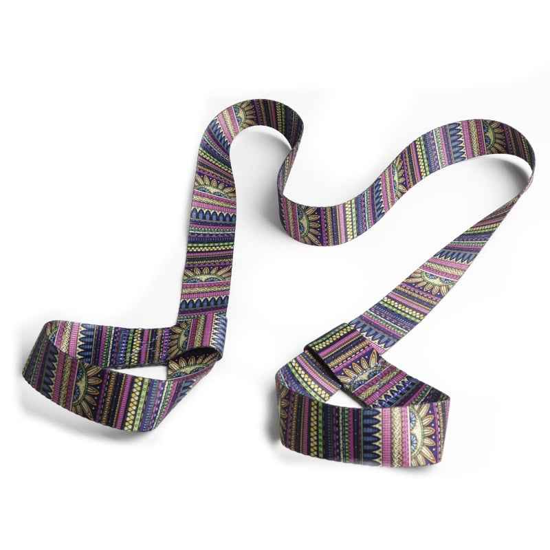 Perssia VibrantFlow™ Digital Yoga Mat Strap — ColorPrint Tie‑Down Carrier