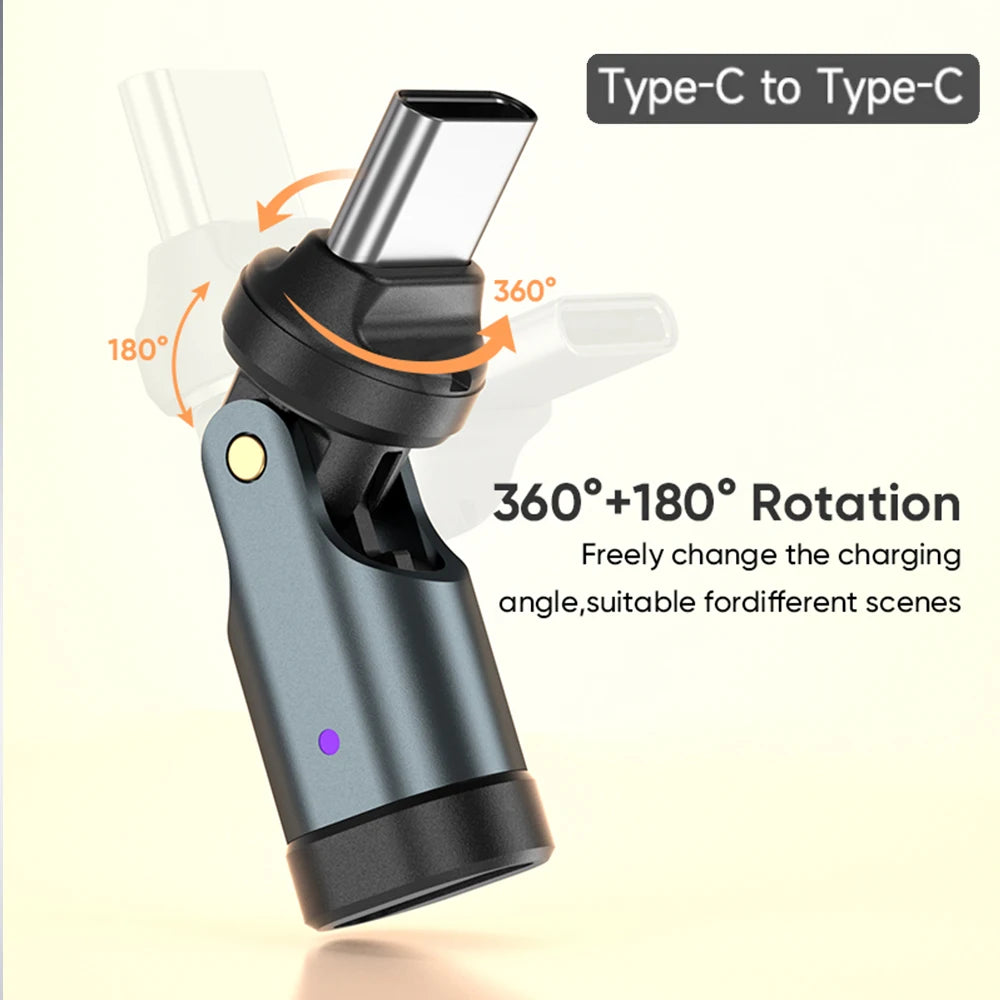 240W USB C Adapter USBC to Type C OTG Fast Charge Cable Adapter Type C Male to Female Converter for Iphone16 Macbook Laptop