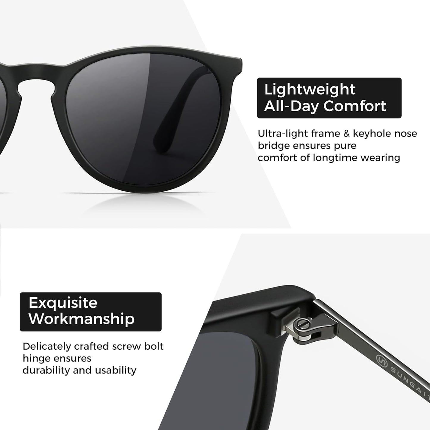 Premium Vintage round Sunglasses for Women Men Classic Retro Trendy Style