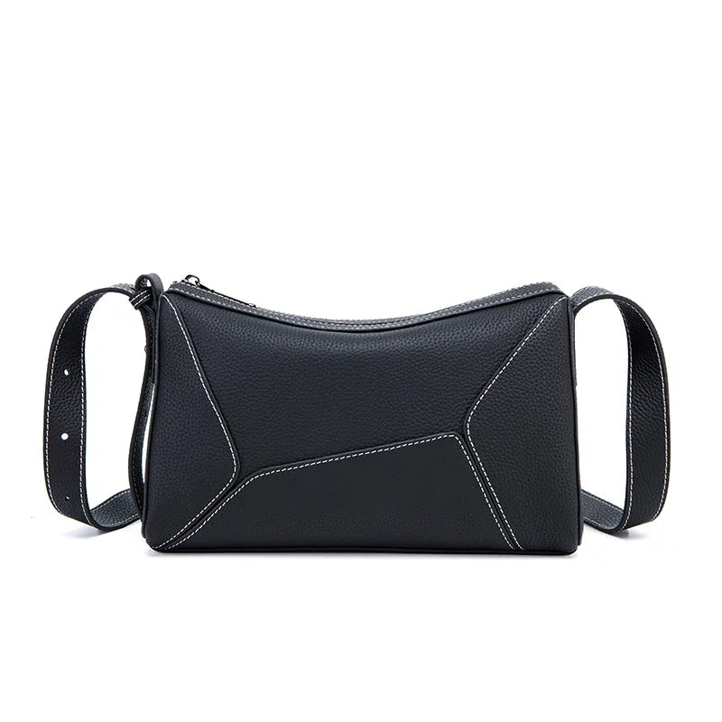 Genuine Leather Woman Bag Cowhide Shoulder Bag Soft Leather Minimalist Luxury Bags Womens High Quality 2025 Ladies Bags Handbag