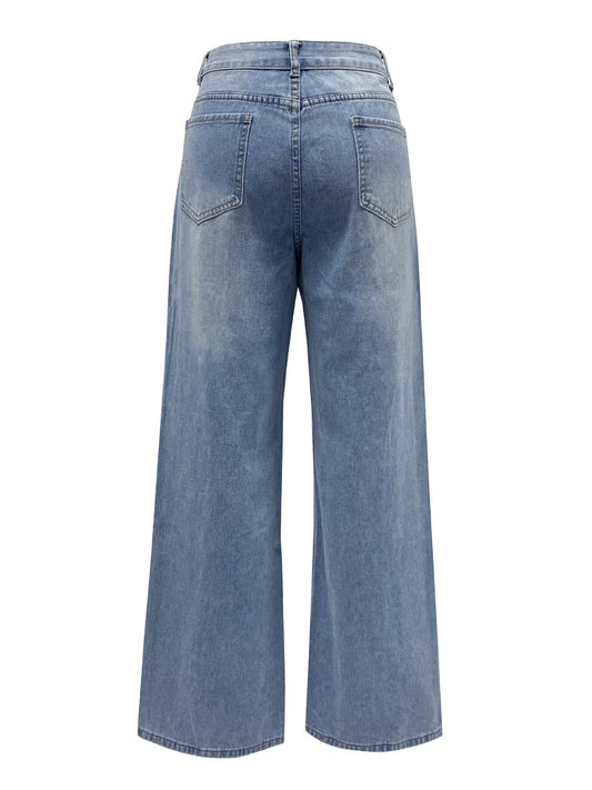 Perssia RetroStreet⢠Wide Leg Jeans - PERSSIA