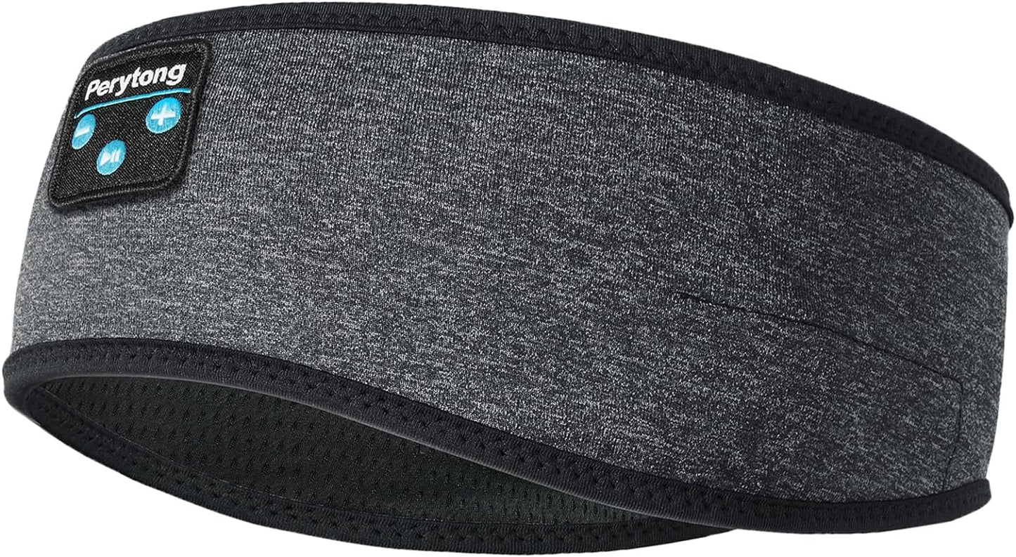 Sleep Headphones, Bluetooth Sports Headband Headphones with Ultra-Thin HD Stereo Speakers Perfect for Sleeping,Workout,Jogging,Yoga,Insomnia, Air Travel, Meditation