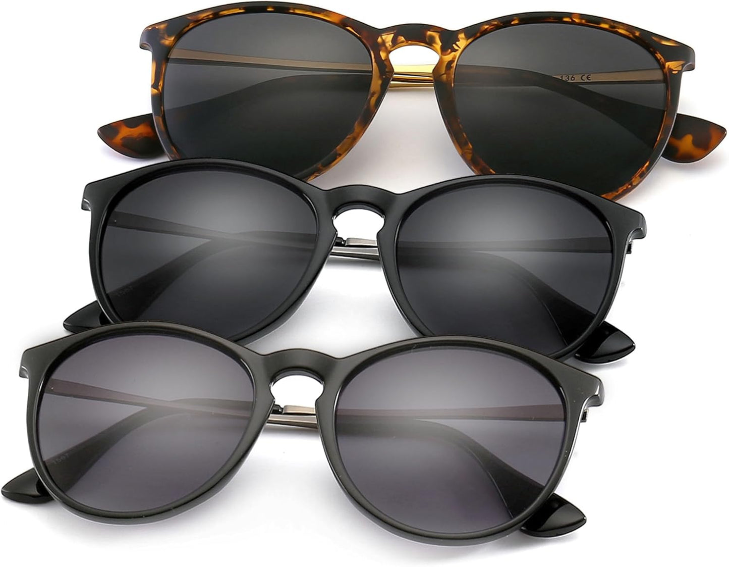 Premium Vintage round Sunglasses for Women Men Classic Retro Trendy Style