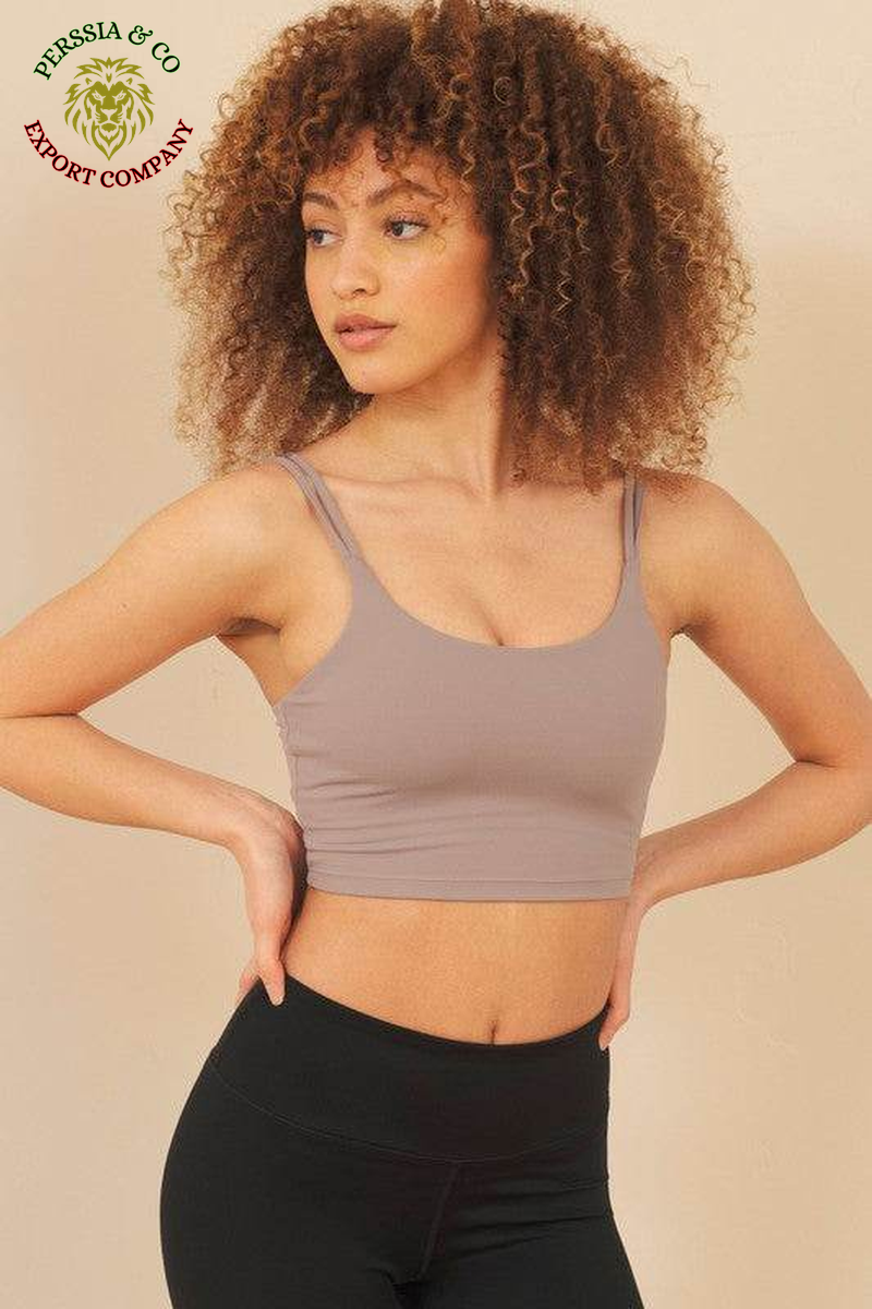 Get Ready to Sweat in Style with the Naomi Double Strap Sports Bra! 💪✨