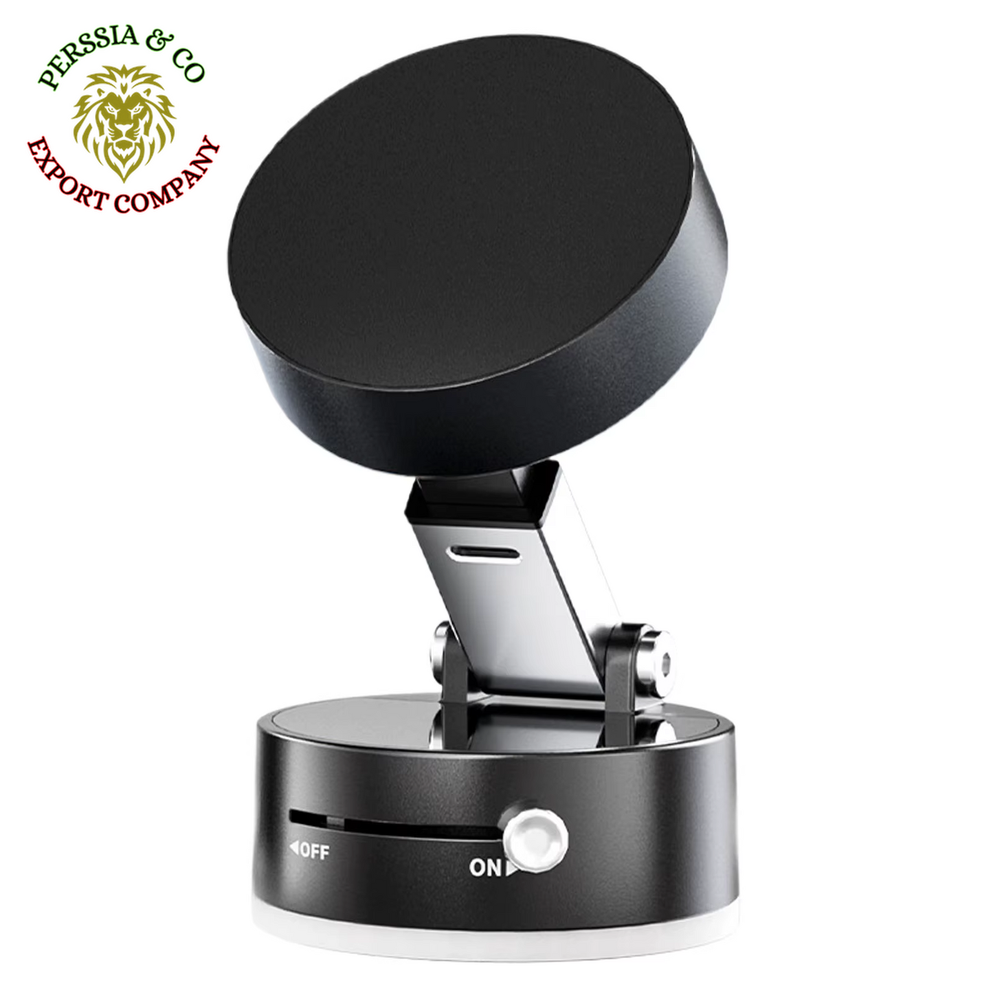 Vacuum Suction Cup Magnetic Car Phone Holder Double-Sided Foldable Magnetic Auto Phone Bracket for Car Interior Accessories