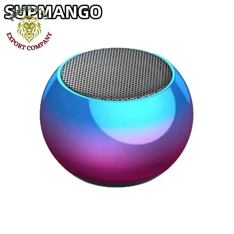 Wireless Bluetooth Speaker Portable Small Steel Gun Metal Heavy Stereo Surround Subwoofer Outdoor Mini Bluetooth Small Speaker