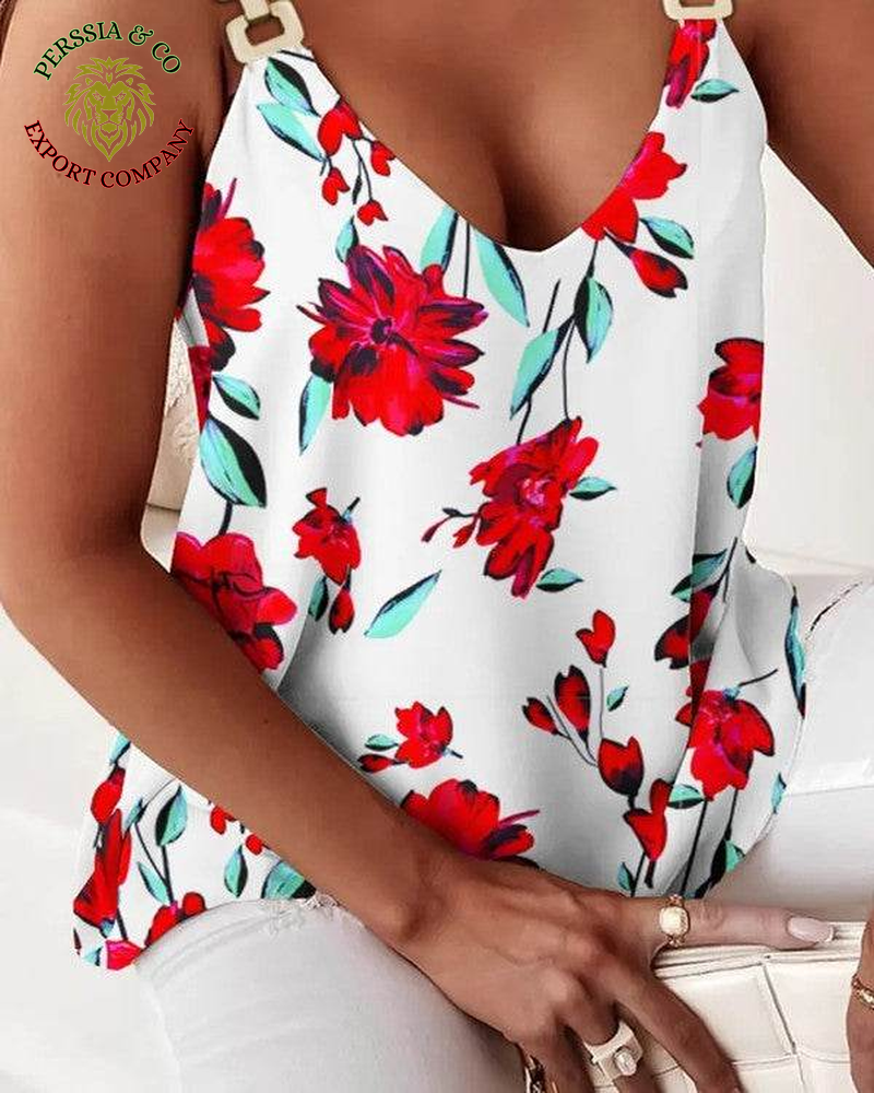 Women Printed Tank TOP
