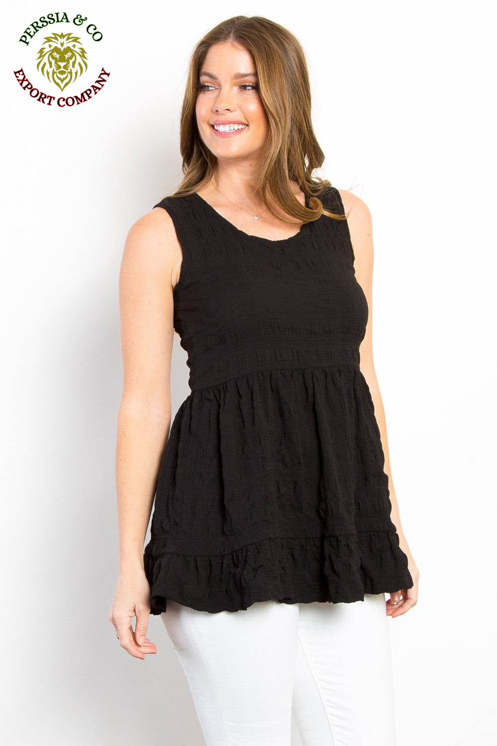 Perssia Ruffle Bloom Baby doll Top