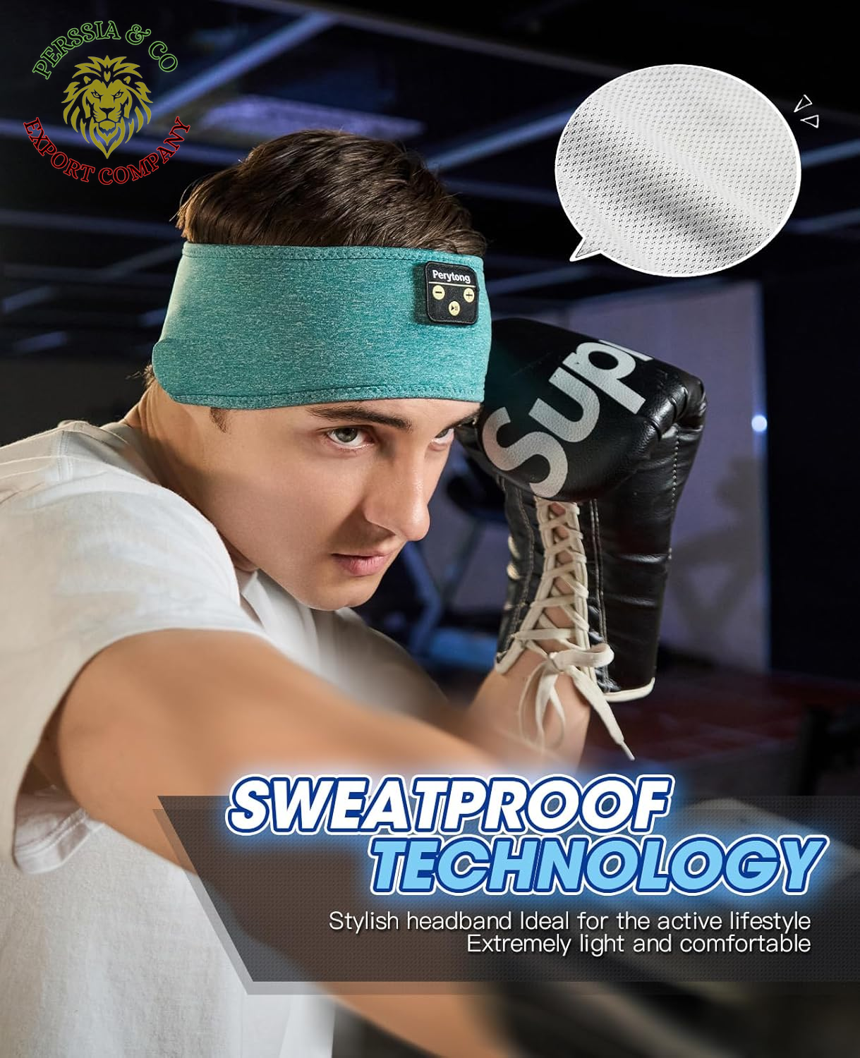 Sleep Headphones, Bluetooth Sports Headband Headphones with Ultra-Thin HD Stereo Speakers Perfect for Sleeping,Workout,Jogging,Yoga,Insomnia, Air Travel, Meditation