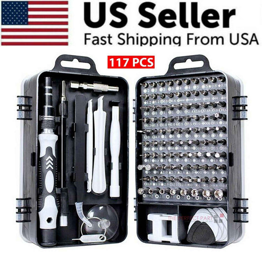 Perssia PrecisionPro 117‑in‑1 Magnetic Repair Kit — 117PCS Set for Apple Devices