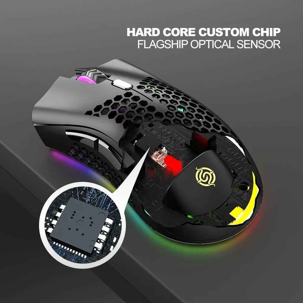 Perssia VoltEdge™ BM600 RGB Wireless Gaming Mouse — Precision • Speed • Style
