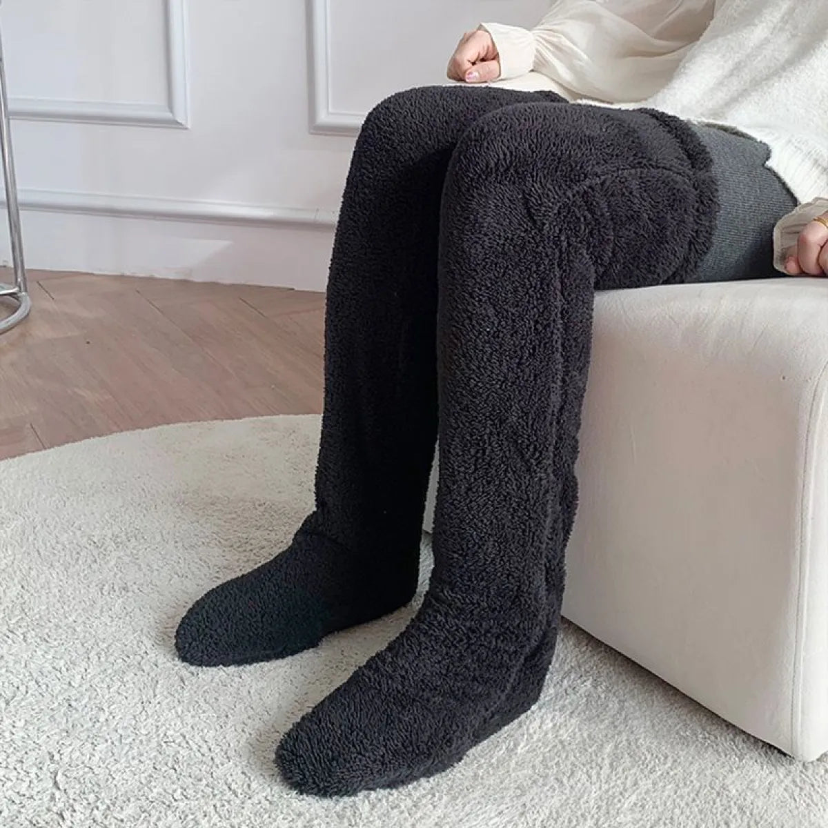 Perssia FuzzKnee™ Over‑Knee Warm Socks — Ultra‑Soft Winter Comfort - PERSSIA