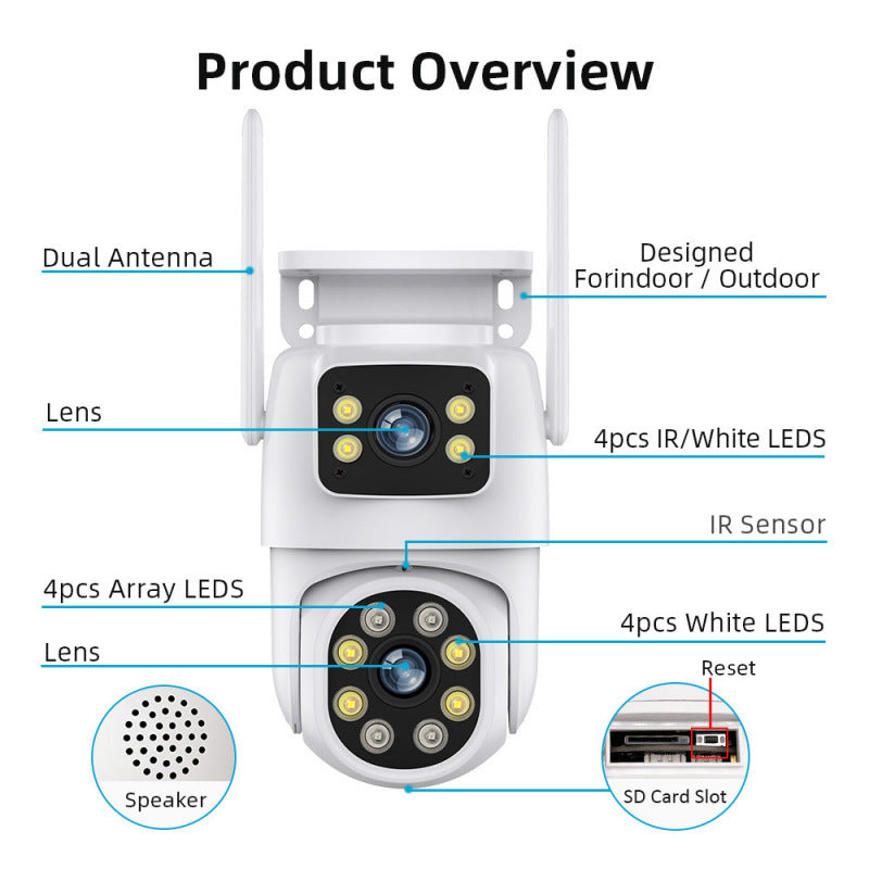 Perssia StormGuard™ 6MP Wireless Outdoor Surveillance Camera - PERSSIA