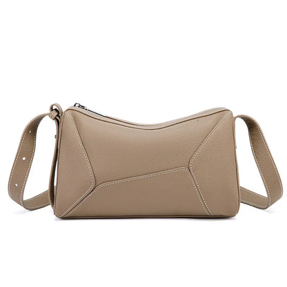 Genuine Leather Woman Bag Cowhide Shoulder Bag Soft Leather Minimalist Luxury Bags Womens High Quality 2025 Ladies Bags Handbag