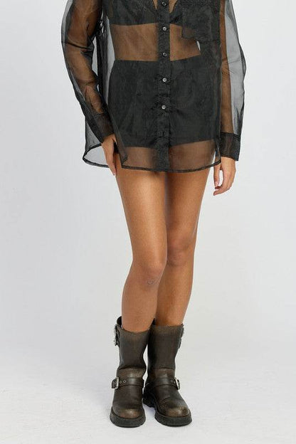 MINI SHORTS with DRAWSTRINGS