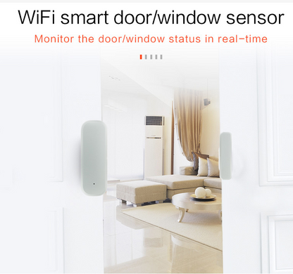 Tuya WiFi Door Sensor with Alexa and PIR Alarm - PERSSIA