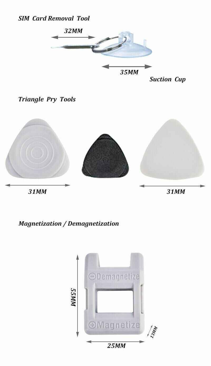 Perssia PrecisionPro 117‑in‑1 Magnetic Repair Kit — 117PCS Set for Apple Devices