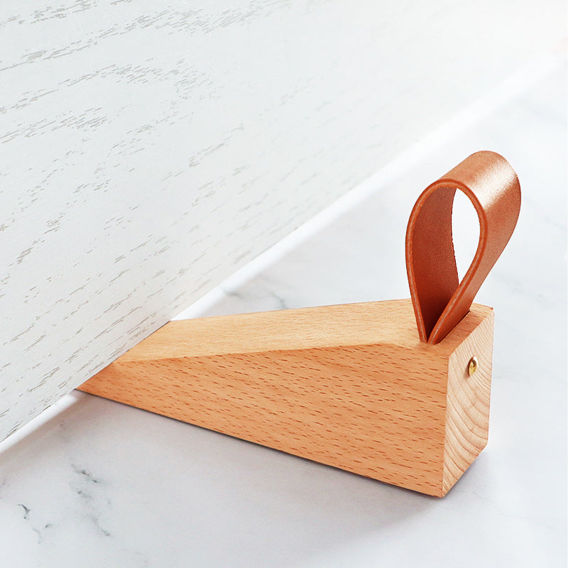 Perssia NordicBlock™ Wooden Door Stopper Nordic Wooden Door Stopper for Bedroom and security - PERSSIA