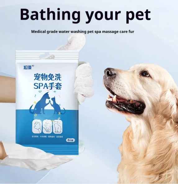 Perssia QuickClean Mitts — Waterless Pet Grooming & Freshening Gloves