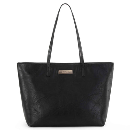 Perssia Cowhide Top‑Handle Bag — Structured • Textured • Quiet Luxury