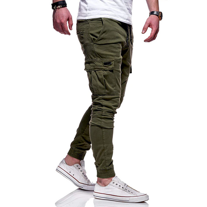 Men's Casual Joggers Pants Sweatpants Cargo Combat Loose Sport Workout Trousers-US