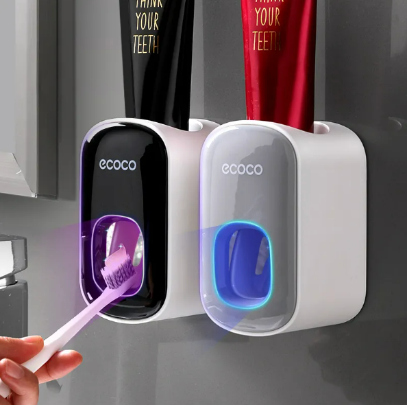 Perssia AutoBrush™ Wall Toothpaste Dispenser Set Wall-Mounted Automatic Toothpaste Dispenser - PERSSIA