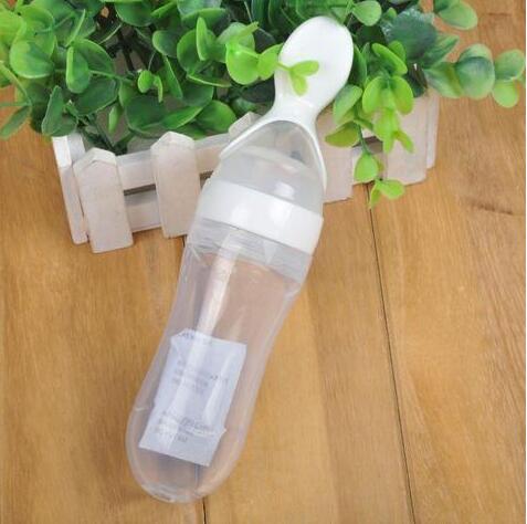 Perssia BabyEase™ — Silicone Feeding Bottle &amp; Rice Cereal Spoon Set - PERSSIA